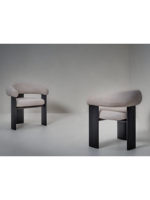 Chaise de salle à manger JP Monthly en bois massif, style italien minimaliste et de luxe léger, design de créateur, chaise à dossier pour la maison, aucune installation requise