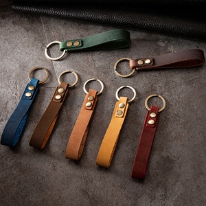 <b>Leather</b> <b>Key</b> <b>Chain</b> Wholesale <b>Key</b> <b>Chain</b> Accessories Luxury Metal Hook Wrist Strap <b>Leather</b> <b>Key</b> <b>Chain</b> Custom Logo <b>Leather</b> Keychain - Product Image 5