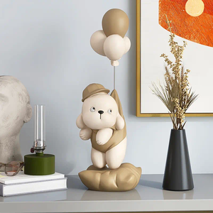 Cane status soggiorno grandi ornamenti decorativi dal pavimento al soffitto accessori per la casa cane scultura decorazione della casa
