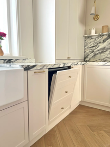 法式橱柜颜色多样 ATM奶白色墨水黑铜纽扣瓷砖底轻奢画风人性化价格实惠 - Product Image 4