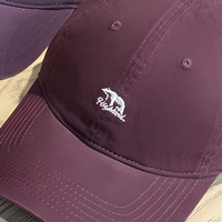 Casquettes non structurées en gros, brodées, à large bord, grande taille pour hommes et femmes