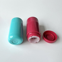 Tube de déodorant vide en plastique de 15 ml, format twist-up, avec bouchon à vis et joint d'étanchéité