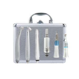 Kit de pièces à main dentaires ELIJAH CYC221 à basse et haute vitesse, turbine à air, pièce droite, pièce contra-angle, moteur à air 2/4 trous, certifié CE - Product Image 1