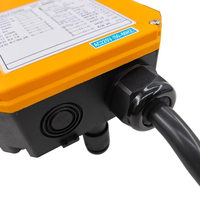 Système de télécommande radio sans fil industriel étanche F24-8D 315 MHz avec émetteur-récepteur, garantie 1 an, portée 100 m