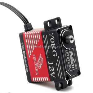 70kg 12V 15t Kích thước lớn bánh răng thép lập trình công nghiệp IP67 không thấm nước kỹ thuật số không chổi than servo RC xe robot - Product Image 3