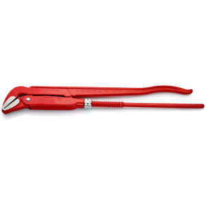 Clé à tuyaux à mâchoires coudées à 45 degrés, 570 mm, rouge, revêtement poudré - Product Image 1
