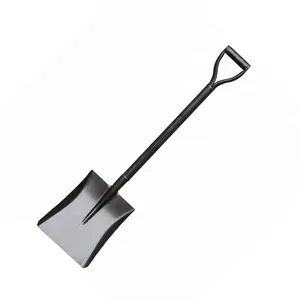 Agricultural Shovel Farm Tool Garden And Farming Metal Spade Shovels D-Grip Metal Shovel With Handle All Steel Garden Showel