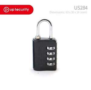 Alta sicurezza 4 cifre serratura della <span class=keywords><strong>porta</strong></span> della palestra a buon mercato in lega di zinco Slide Card Fitness Locker <span class=keywords><strong>lucchetto</strong></span> con alto numero di visibilità - Product Image 2