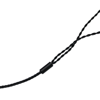 Écouteur 6MM + 8MM PET double pilotes dynamiques dans l'oreille moniteur casque avec PVC 4 brins OFC détachable MMCX 3.5mm casque câble