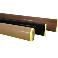 Tissu en fibre de verre enduit de PTFE résistant aux hautes températures, tissage uni, feuille de démoulage antiadhésive pour convoyeur industriel
