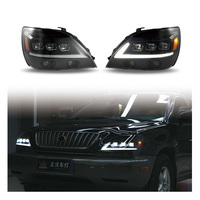 Accessoires de voiture Mise à niveau 3 LEDs LENS Projecteurs Phare clignotant pour Lexus RX300 1998-2002 Led Phare et feu arrière