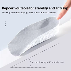 Đế lót giày tăng chiều cao nửa chiều cao, giảm sốc, êm ái, hỗ trợ vòm chân, đế nâng gót giày không nhìn thấy được, đệm lót giày EVA mềm mại - Product Image 3