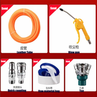 Kompresor Udara Tanpa Oli Berkualitas Tinggi Rotary Screw 30L 24L 220V/380V Portabel Mini Kecepatan Tinggi Senyap Tekanan Tinggi dengan Mesin