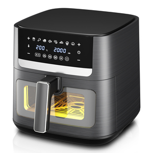 Freidora de Aire Digital sin Aceite de Gran Capacidad 10L, Horno Freidora para Pizza, Freidora de Aire de Doble Cesta de Gran Capacidad 10L - Product Image 4