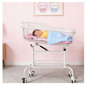 Venta Directa de Fábrica de Cunas Móviles para Hospitales Neonatales con ABS+Acero al Carbono, Capacidad de 35 kg, Garantía de 3 Años - Product Image 1
