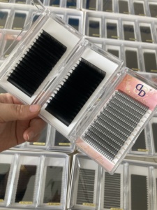 ขนตาปลอมแคชเมียร์แบบ Private Label หนาฟู สีดำด้าน เรียบลื่นดุจขนมิงค์ ทำมือ ง่ายต่อการต่อเป็นพัด ไม่ทดลองกับสัตว์ - Product Image 1