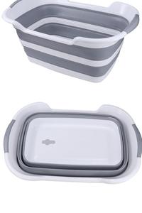 Bassin à linge pliable polyvalent Baignoire pour enfants de grande capacité Baignoire pour animaux de compagnie pliable et drainable - Product Image 6