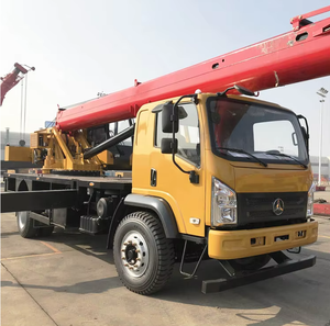 Cần cẩu xe tải xây dựng đã qua sử dụng 12 tấn thủy lực Sany, bảo hành 1 năm, chiều dài 25m - Product Image 5