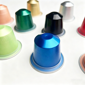 Cápsulas de Café Coloridas Compatibles con Máquinas Nespresso, Cápsulas Metálicas de Colores Surtidos para Preparar Espresso - Product Image 1