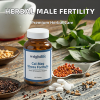 Formule Premium Cal-Mag pour la Fertilité Masculine et le Stress, 100 Comprimés pour la Relaxation, la Santé Osseuse et le Soutien Immunitaire, Supplément OEM en Gros