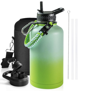 Outdoor Hiking Sports Insulated Stainless Steel Water <b>Jug</b> Camping Portable Big Capacity Vacuum Flask Thermal Water Bottle - Product Image 5