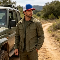 Gorra Trucker de 6 Paneles con Logotipo Bordado Personalizado, Gorra de Malla Ligeramente Curvada de Alta Calidad, Gorras Trucker al por Mayor para Pesca y Uso Diario