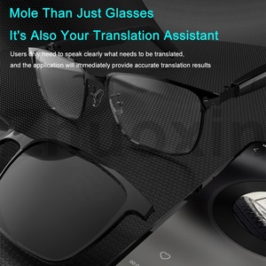 Lunettes Intelligentes SG-20 <span class=keywords><strong>Pro</strong></span> avec Traduction IA, Verres Magnétiques, Lunettes de Soleil à Protection UV avec Haut-parleurs Stéréo et Commande Tactile - Product Image 2