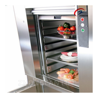 Elektrikli kapalı açık Dumbwaiter asansör fabrika fiyat 100kg 200kg küçük mutfak gıda teslimat asansör restoran için