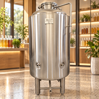 Équipement de brassage de kombucha en acier inoxydable 500L 600L 800L 1000L, cuve de fermentation de thé avec garantie de 5 ans, faible niveau sonore