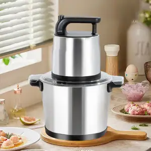 food chopper slicer, magic plastic fufu machine meat metal 10l processor kitchen tools vegetable 3in1 mince/