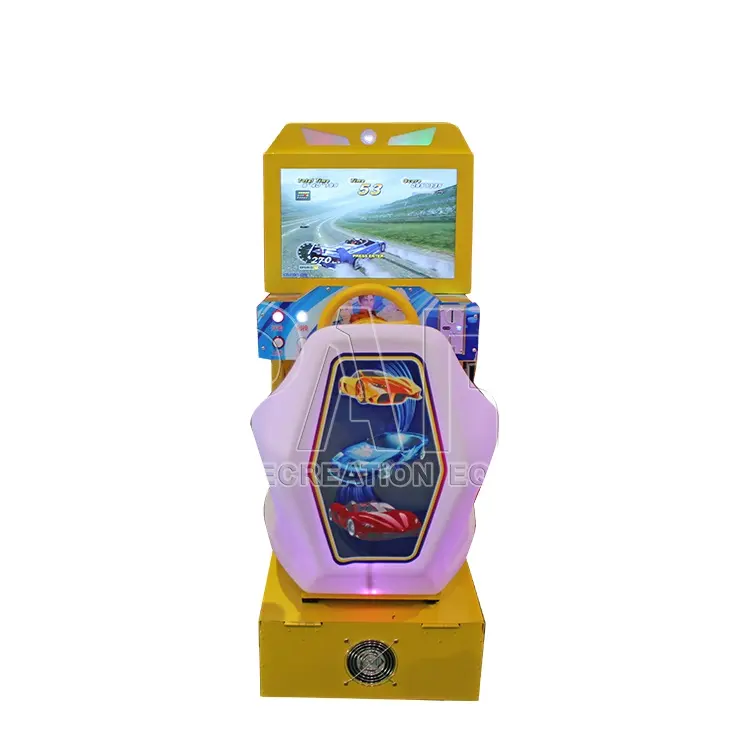 Arcade Mesin Mobil Balap Anak, Ruang Permainan Mini Anak-anak 1 Pemain