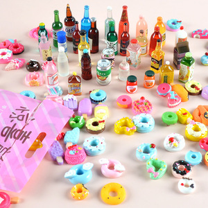 กล่องสุ่มของเล่นจำลองเรซิ่น ขนม เค้ก ของเล่น ถุงสุ่ม โมเดลอาหาร แผงลอยตลาดกลางคืน สินค้าขนาดเล็ก - Product Image 1