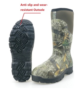 Made in <strong>China</strong> High Quality Waterproof Camouflage Men Rubber <strong>Hunting</strong> Rain <strong>Boot</strong>
