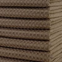 Chiffon de nettoyage de table en microfibre gaufrée de haute qualité, personnalisé, avec étiquette suspendue, pour la cuisine