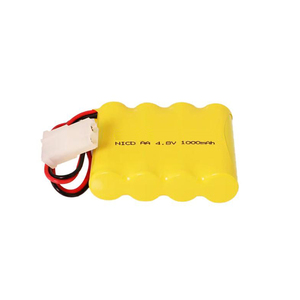 แบตเตอรี่ <span class=keywords><strong>Ni</strong></span> <span class=keywords><strong>CD</strong></span> 4.8V <span class=keywords><strong>1000mAh</strong></span> ขนาด AA แพ็คแบตเตอรี่ <span class=keywords><strong>Ni</strong></span>-<span class=keywords><strong>Cd</strong></span> แบบชาร์จไฟได้ - Product Image 2