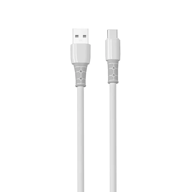 Multi Charger Fast Charging Usb Cable 3 In 1 Cable With Lightning Type-C Micro-USB Connectors For Mobile Phones