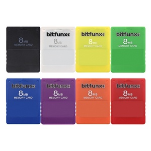 Tarjeta de Memoria de Juego de Plástico Colorida de 8MB-64MB <span class=keywords><strong>M2</strong></span> Free McBoot para Consola PS2 con Joystick - Product Image 1
