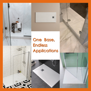 Bak Mandi Persegi Panjang Modern Solid Surface Jestone JST002 dengan Drainase Linear - OEM/ODM Dapat Disesuaikan untuk Hotel & Apartemen - Product Image 5