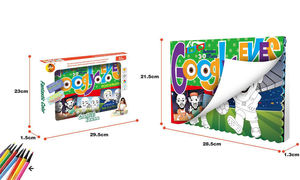 Gran oferta, juego de juguetes de dibujo para niños, juguete interactivo para padres e hijos, libro de garabatos de Color para niños - Product Image 3