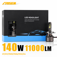 Système d'éclairage automobile 11000lm Mini phare LED 12V Ampoules de phare de voiture 9004 9005 9006 H1 H3 H11 H7 H4