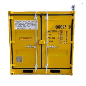 Contenedor de Transporte de Productos Químicos Peligrosos Secos, con Piso Reforzado, de Acero Corten de 8 pies, Capacidad de 7.68 m³, Marca JUNYANG, CSC DG - Product Image 1