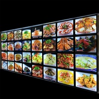 Caja de Luz Acrílica de Doble Cara Personalizada con LED A1/A2/A3/A4, Marco de Exhibición Colgante para Ventana