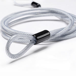 Cable de Acero Inoxidable con Lazos, Cable de Seguridad Recubierto de Vinilo con Cierre para Equipaje, Accesorios de Ferretería - Product Image 3