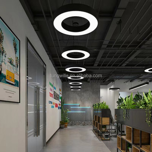 Có thể điều chỉnh chiều cao công nghiệp vòng kim loại ánh sáng mặt dây chuyền lịch thi đấu cafe nhà hàng đèn trần với treo tính năng - Product Image 4