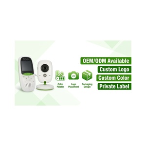 Caméra bébé portable avec écran LCD de 2 pouces, audio bidirectionnel et vision nocturne, signal sécurisé FHSS 2,4 GHz, lecteur de musique intégré pour la chambre d'enfant - Product Image 6