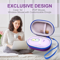 Kotak Mouse EVA Kustom Pabrik, Kotak Perjalanan Keras EVA, Kotak Pelindung Anti Debu untuk Mouse Logitech POP