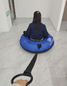 Florescence Factory 100cm Tube de neige gonflable pliable pour sports d'hiver en PVC et caoutchouc butyle avec fond rigide et valve TR15 - Product Image 3