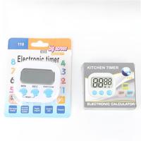 Timer Digital Magnetik Besar dari Plastik dengan Layar LED untuk Guru dan Anak-anak, Stopwatch Hitung Mundur dan Alarm Keras