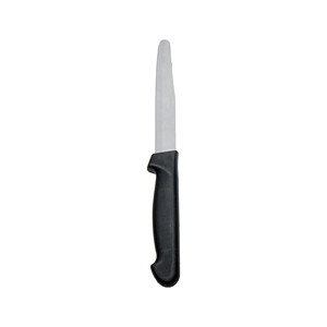 Cuchillo de mesa Marietti M/Black, paquete de 6, ergonómico, hoja dentada, Marob - Product Image 1