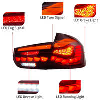 Ensemble de feux arrière LED étanches et anti-poussière pour BMW Série 3 F30 F35 2013-2019, Plug and Play, double tension 12V